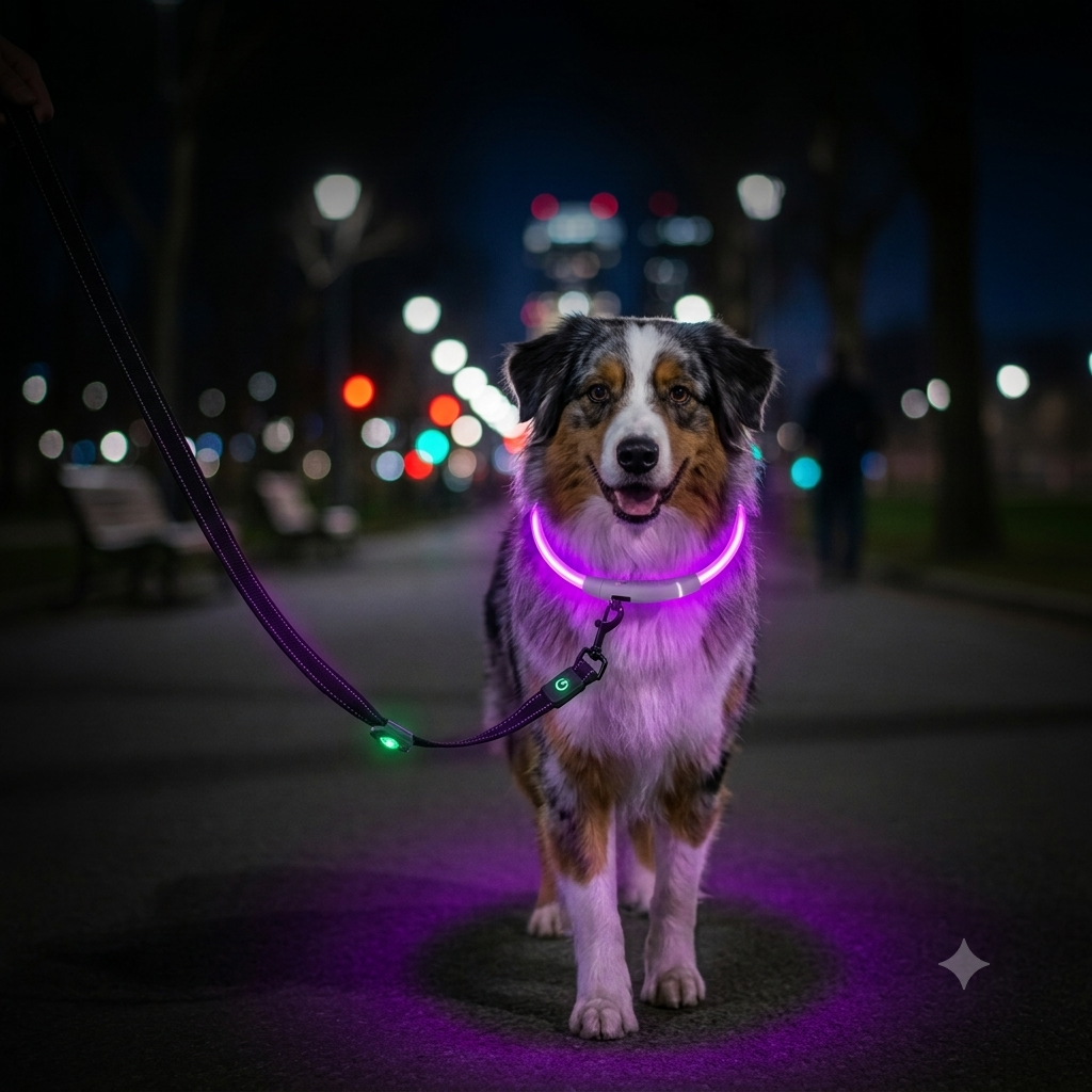 LED USB Dog Collar