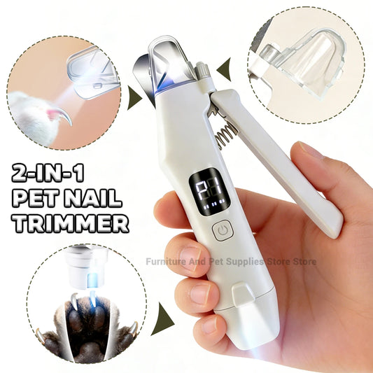 2 IN 1 Electric Pet Nail Trimmer | Comleet
