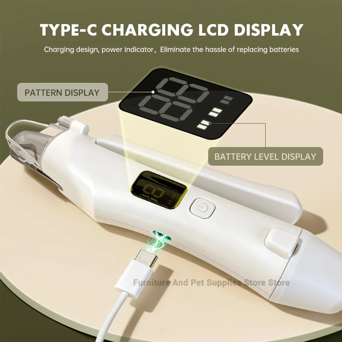 2 IN 1 Electric Pet Nail Trimmer | Comleet