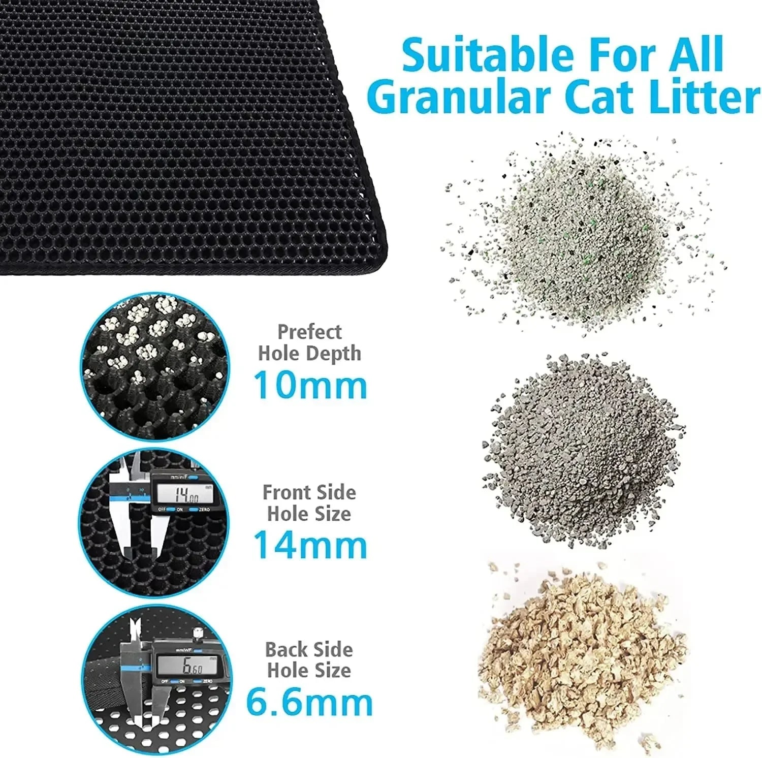 Cat Litter Mat 2-Layer Design | Comleet