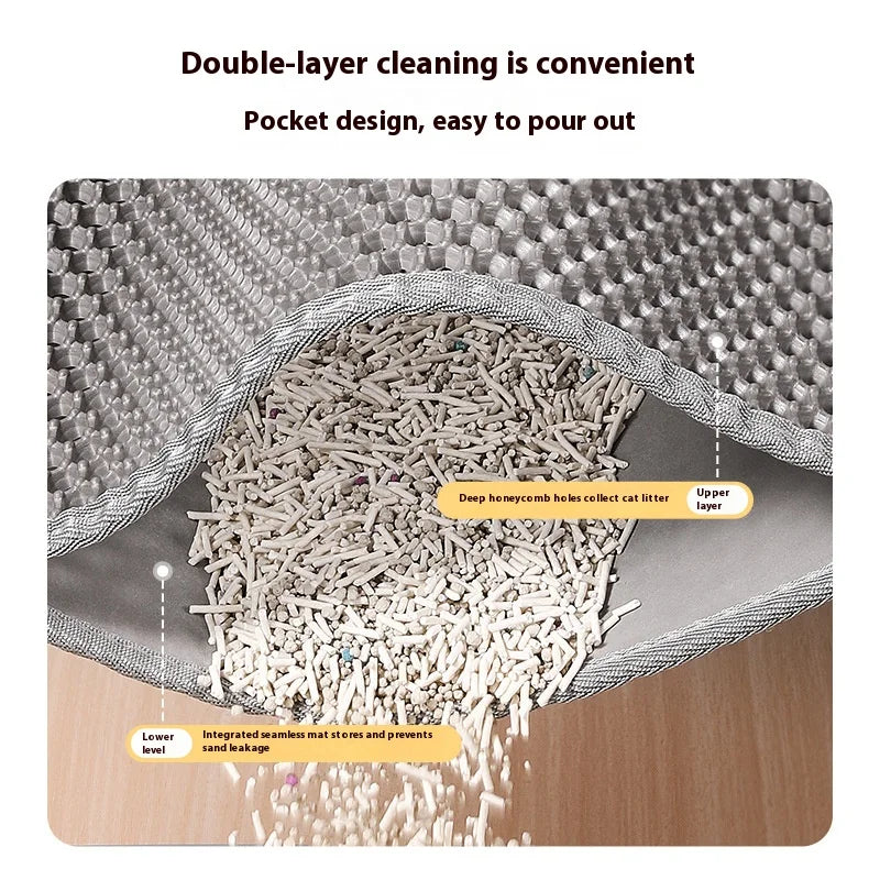 Cat Litter Mat 2-Layer Design | Comleet