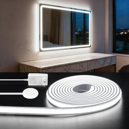 COB LED Neon Strip Light for Mirror & Cabinet – Dimmable, 24V (2m–10m)