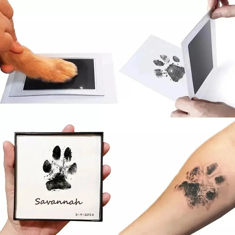 Paw Print Clean Touch Ink Pad | Comleet