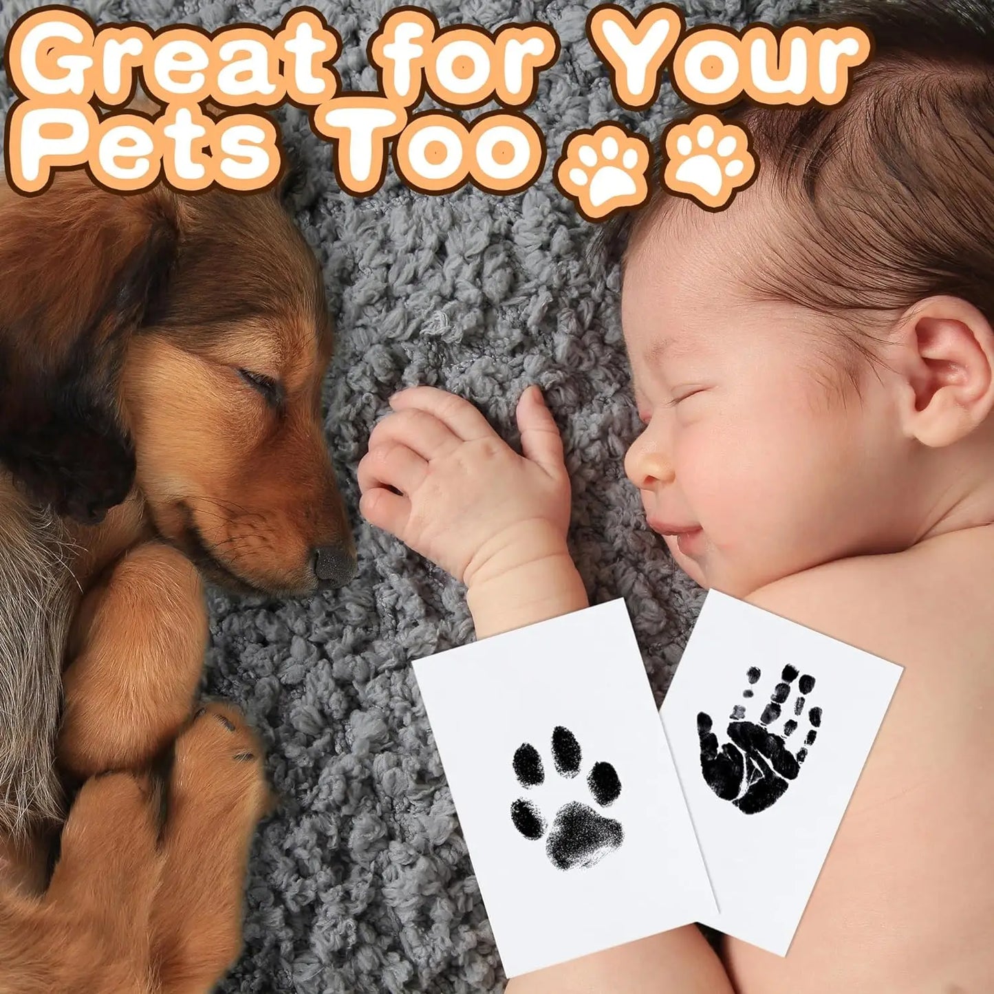 Paw Print Clean Touch Ink Pad | Comleet