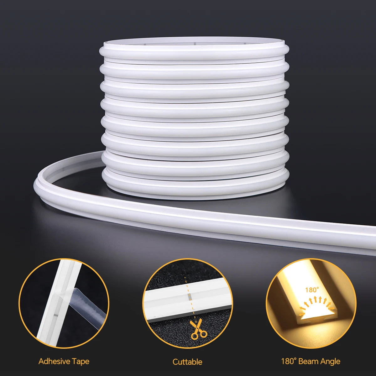 Smart PIR Motion Sensor COB LED Strip Light 24V