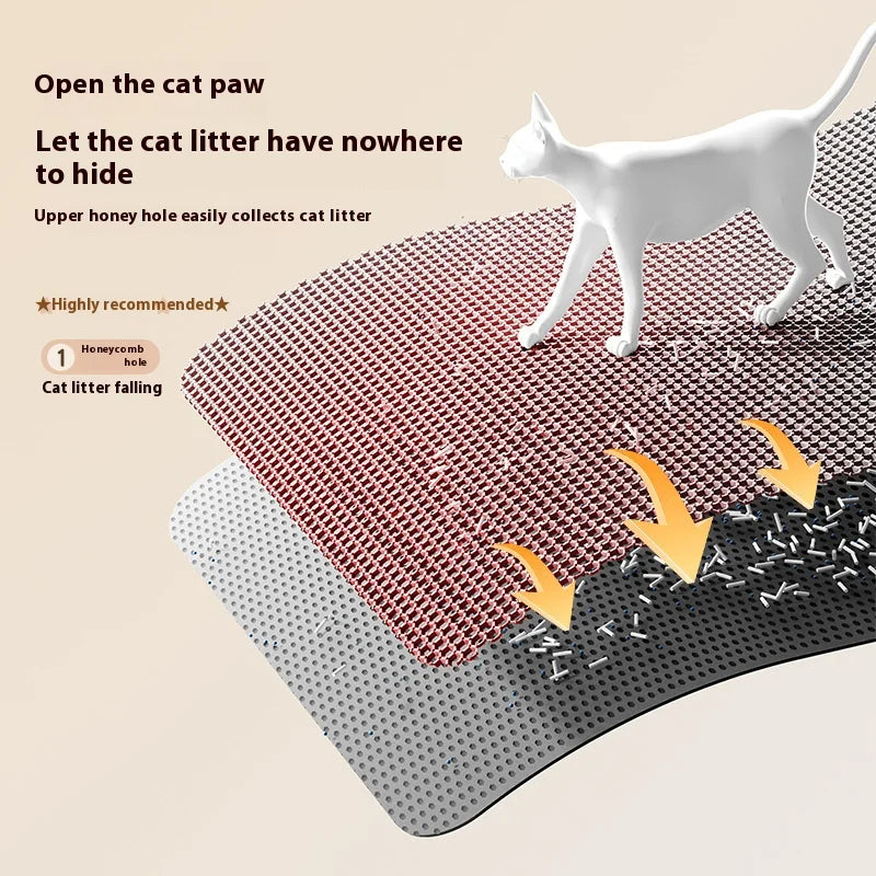 Cat Litter Mat 2-Layer Design | Comleet