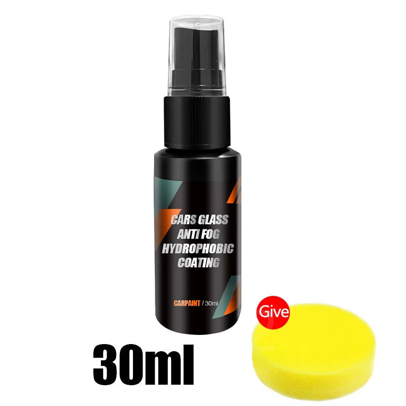 Auto Water Repellent Spray 30ml – Hydrofobe Anti-Regen Coating voor Autoruiten met spons