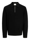 Jack & Jones Gebreide Polo Milano met Rits voor heren