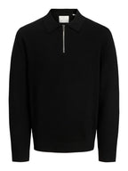 Jack & Jones Gebreide Polo Milano met Rits voor heren